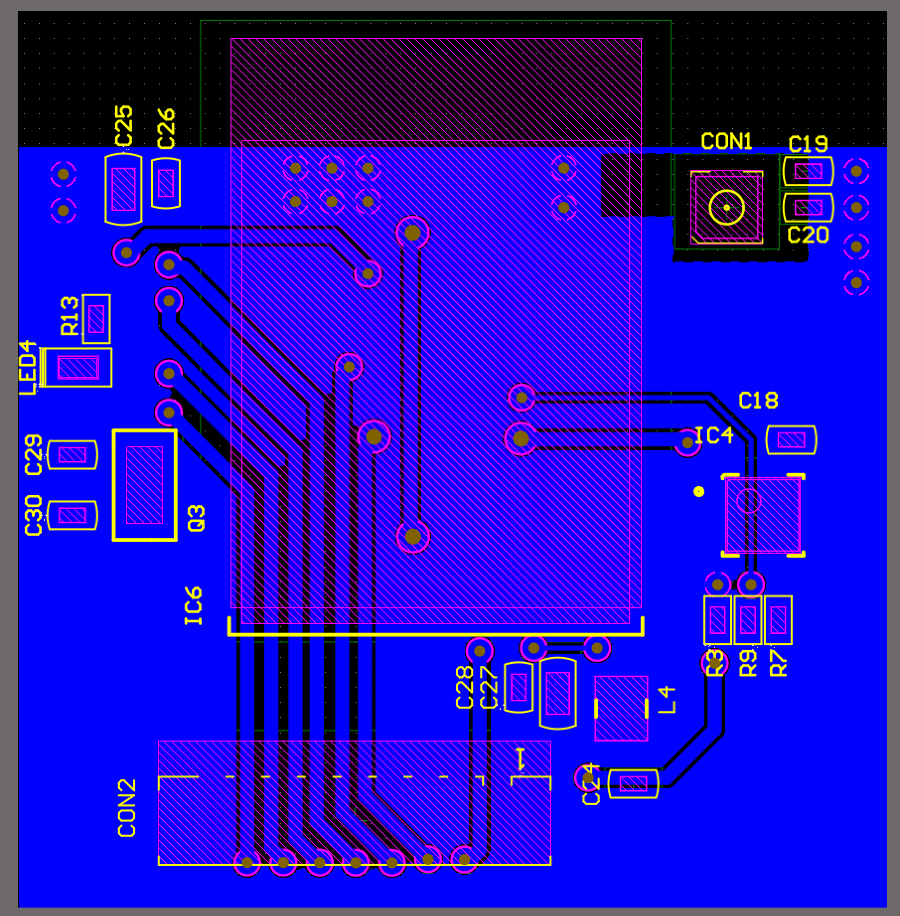 Abluetech reference PCB bottom view
